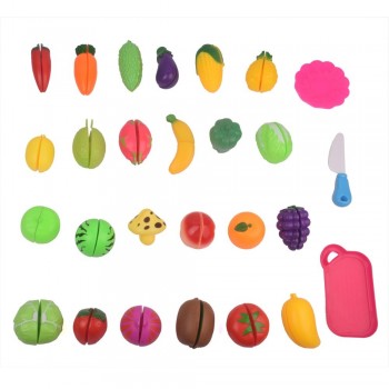 fruit vegetables cutting food toy plastic pretend Play kitchen house education development set toys for kids baby children