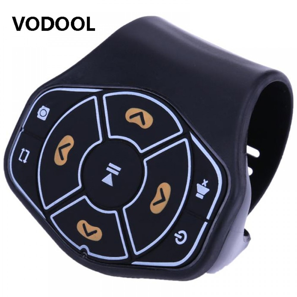 VODOOL Car Steering Wheel Remote Control Bluetooth 4.0 Hands-free Multimedia Player Button Wireless For Android IOS Car Styling