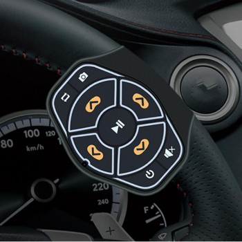 VODOOL Car Steering Wheel Remote Control Bluetooth 4.0 Hands-free Multimedia Player Button Wireless For Android IOS Car Styling