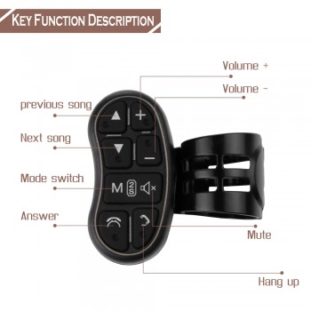 Onever Car steering wheel button remote control car navigation DVD / 2 din android Bluetooth wireless Universal remote control