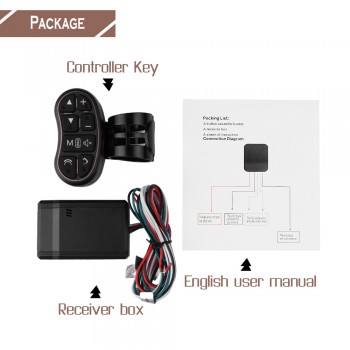 Onever Car steering wheel button remote control car navigation DVD / 2 din android Bluetooth wireless Universal remote control