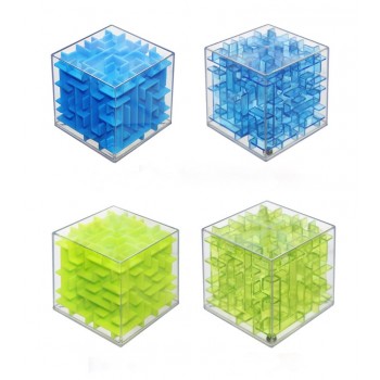 UainCube 3D Cube Puzzle Maze Toy Hand Game Case Box Fun Brain Game Challenge Fidget Toys Balance Educational Toys for children