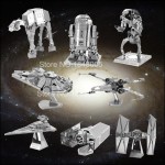 C3PO open soon Star Wars 3D Metal assembling model PUZZLE 18 styles all 2 sheets Collection of ornaments Childrens gift
