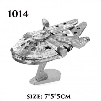 C3PO open soon Star Wars 3D Metal assembling model PUZZLE 18 styles all 2 sheets Collection of ornaments Childrens gift