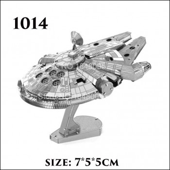 C3PO open soon Star Wars 3D Metal assembling model PUZZLE 18 styles all 2 sheets Collection of ornaments Childrens gift