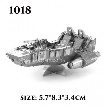 C3PO open soon Star Wars 3D Metal assembling model PUZZLE 18 styles all 2 sheets Collection of ornaments Childrens gift