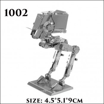 C3PO open soon Star Wars 3D Metal assembling model PUZZLE 18 styles all 2 sheets Collection of ornaments Childrens gift