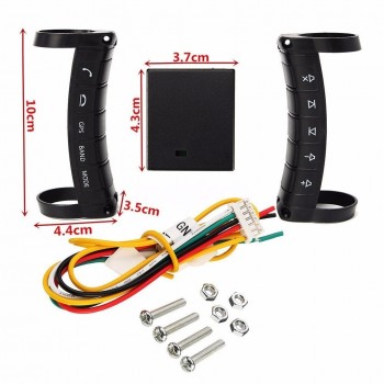 New Wireless Bluetooth Car steering wheel remote controls use for Universal DVD navigation with direction control function
