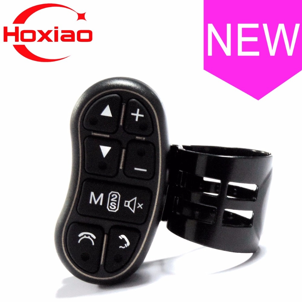 Universal remote control 2 DIN car DVD GPS steering wheel remote control button controller all intelligent car navigation system