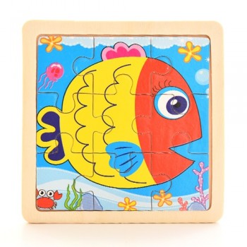 1PCS 3D Paper Jigsaw Puzzles for Children Kids Toys for Children Baby Toys Educational Puzles