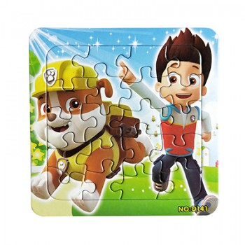 Puzzles Famous Cartoon Jamie Whitney Educational Toy for Children Digital Paper 9/12PCS Puzzle Game Kid Toys Free Shipping