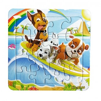 Puzzles Famous Cartoon Jamie Whitney Educational Toy for Children Digital Paper 9/12PCS Puzzle Game Kid Toys Free Shipping