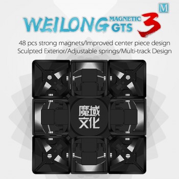 New GTS3M MoYu Weilong GTS V3 3x3x3 Magnetic Cube Puzzle Professional Weilong GTS 3 M 3x3 GTS3 M Speed Cube Educational Kid Toys