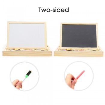 100+Pcs Wooden Magnetic Puzzle Toys Children 3D Puzzle Figure/Animals/ Vehicle /Circus Drawing Board 5 Styles Learning Wood Toys