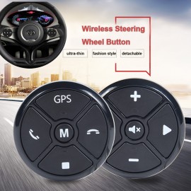 Ultrathin Universal Car Steering Wheel Control Button Remote Wireless 2 Din Car Radio Player Fashion Third Generation
