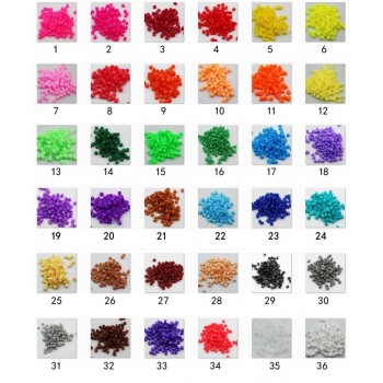 500 pcs pack 5mm Hama Beads/ Perler Beads *GREAT KID FUN.Diy Intelligence Educational Toys Craft Puzzles