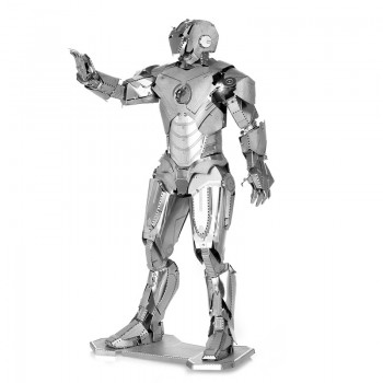 Puzzle 3D Metal Kits Model DIY Laser Cut Assembly Jigsaw Ironman Transformation Robot Puzzle Toys Intellectual Gift for Children