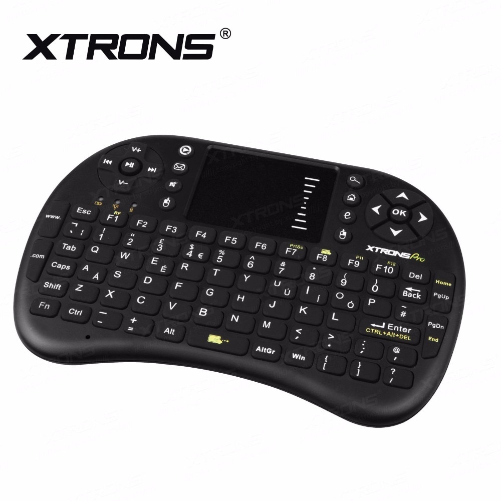 XTRONS AMK003 2.4GHz Wireless Mini Remote control Keyboard Mouse Touchpad for Car PC Pad Laptop XBOX, 360 PS3 TV Box