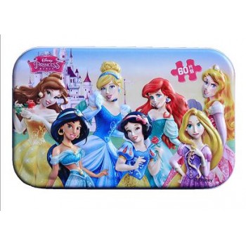 Hot Sale Disney Frozen Car Disney 60 Slice Small Piece Puzzle Toy Children  Wooden Jigsaw Puzzles Kids Educational Toys for Baby