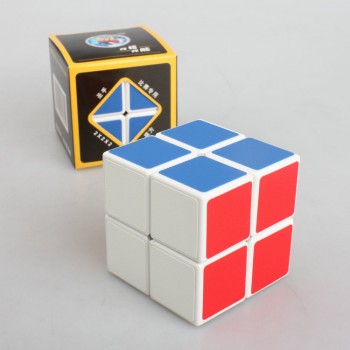 Cube 2*2*2 Classic Magic Toy PVC Sticker Block Puzzle Speed Cube Kids Toys Rubiks Cube  Magic Fidget Cubes For Children K2825