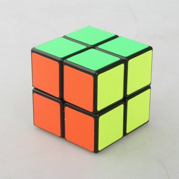 Cube 2*2*2 Classic Magic Toy PVC Sticker Block Puzzle Speed Cube Kids Toys Rubiks Cube  Magic Fidget Cubes For Children K2825
