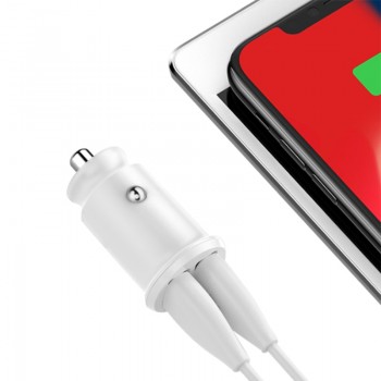 Mini Dual USB Fast Car Charger For Phone 5V 3.1A Auto Charger Adapter Car-Charger For Mobile Phone Tablet 2 Port Car charging