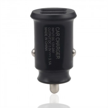 Mini Dual USB Fast Car Charger For Phone 5V 3.1A Auto Charger Adapter Car-Charger For Mobile Phone Tablet 2 Port Car charging