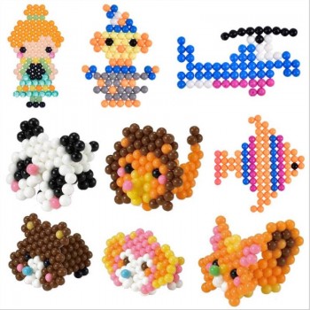 NEW 34 Colors 500pcs/Set 5mm DIY Water Spray Magic Hand Making 3D Beads Puzzle Beads Educational Ball children Toys