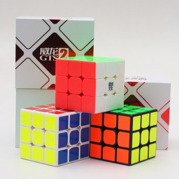 MoYu Weilong GTS V2 and Magnetic 3x3x3 Magic Cube Professional Weilong GTS2 M 3x3 Speed Cube Shape Twist EducationalToys Game