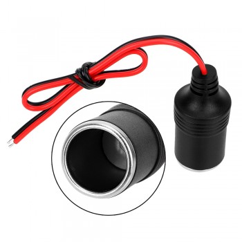 Car Cigarette Lighter Plug Receptacle Plug Connector Adapter Charger Cable Socket 12~24V 15A 200W Auto Interior Accessories