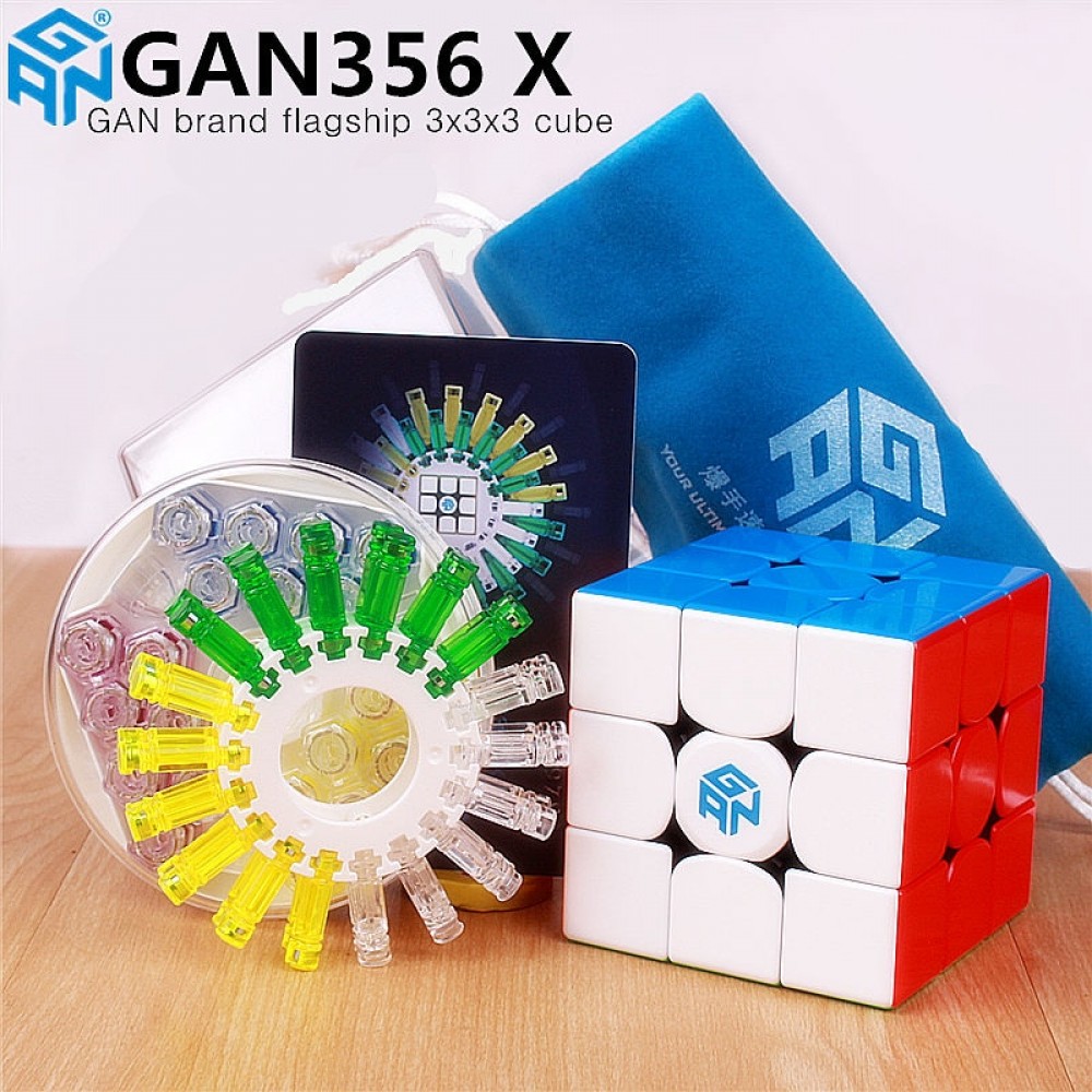 GAN356 X magnetic magic speed cube professional gans 356X magnets puzzle cubo magico gan 356 X