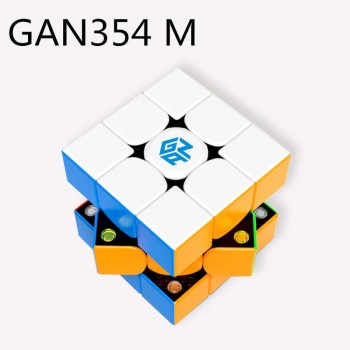 Gan 354 M Magnetic puzzle magic speed cube 3x3 sticker less professional Gan354 magnets speed cubo magico 354M toys for children