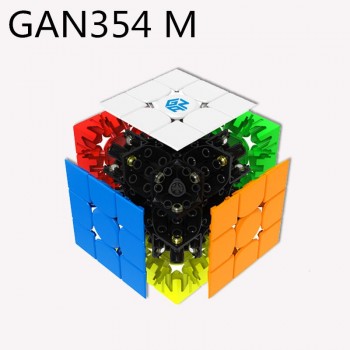 Gan 354 M Magnetic puzzle magic speed cube 3x3 sticker less professional Gan354 magnets speed cubo magico 354M toys for children
