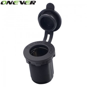 Car Accesories Waterproof Heat Resisting Plastic Power Socket DC 12V 120W Motorcycle Car Tractor Cigarette Lighter Plug Outlet