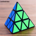 Lesiostress Original 3x3x3 pyramid Magic Cube pyramid Cubo Magico professional Puzzle education toys for children