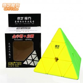 Qiyi 3*3*3 Pyramid Speed Magic Cube Professional Magic Cube Puzzles Colorful Educational Toys For Children