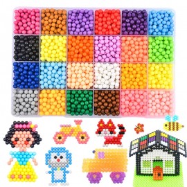 7200pcs set DIY Magic Aquabeads Puzzle Water Spray Educational Aqua beads handmade Toys for Children Education