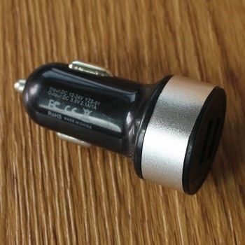 Car Charger 5V 3.1A Quick Charge Dual USB Port LED Display Cigarette Lighter Phone Adapter Car Charger Voltage Detecto