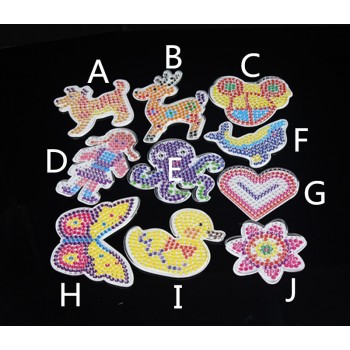 Puzzle Pegboards Patterns templates amp;  ironing paper amp; white plastic tweezers for 5mm Hama Beads 3D puzzle toys for children