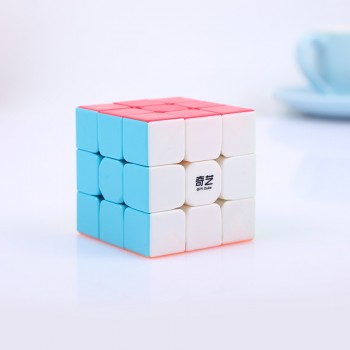 Qiyi Warrior W 3x3x3 Speed Cube Stickerless Professional Magic Cube Puzzles Colorful Educational Toys For Children Red Cube