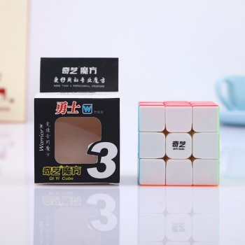 Qiyi Warrior W 3x3x3 Speed Cube Stickerless Professional Magic Cube Puzzles Colorful Educational Toys For Children Red Cube