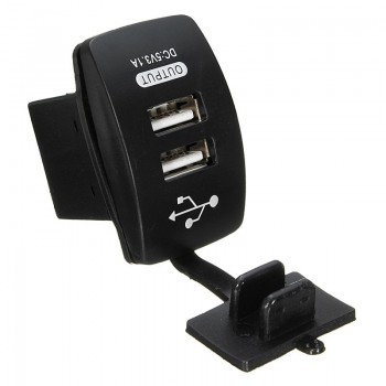 2018 New Univesal 12/24V 3.1A Dual USB Charger Power Adapter Outlet Car Cigarette Lighter Socket