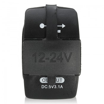 2018 New Univesal 12/24V 3.1A Dual USB Charger Power Adapter Outlet Car Cigarette Lighter Socket