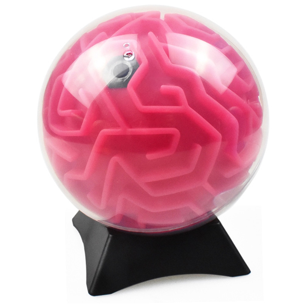 HOT NEW 3D Maze Ball Magic Puzzle Base Balance Puzzle Game Toy Holder Maze Training Toy Gift for Kid #K4