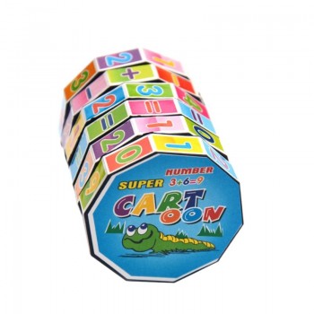 New Baby Boys Girls Educational Puzzle Game Intelligent Digital Cube Math Toys Children Kids Mathematics Numbers Magic Cube Toys