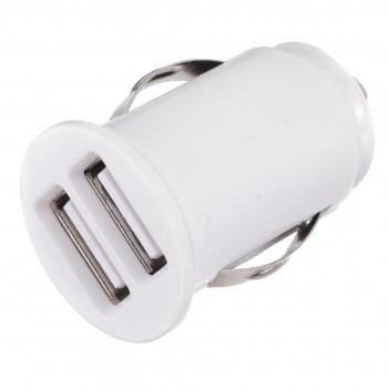 12V Power 2.1A  Dual 2 Port USB Mini Car Cigarette Lighter Charger Adapter Universal For All Smart Phones