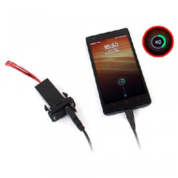 Marsnaska Free Shipping Car 2.1A Dual USB Port Charger Smartphone PDA DVR + Audio Input for Toyota VIGO Best Quality
