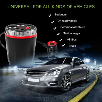 Onever 5V 3.1A 4 USB Expand Back Seat Car Charger Car Cup Electronic Lighter Socket Splitter Tablet Dual Cigarette Lighter