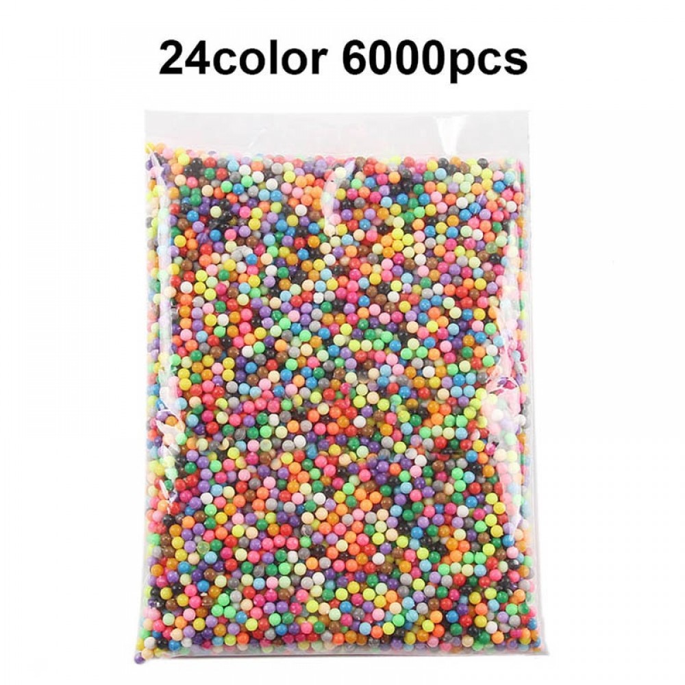 6000pcs / set DIY Water Spray Magic Aquarium Beads Manual 3D Aquabeads 5mm Hama Beads 500g Refill Wholesale Aqua beads toys