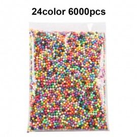6000pcs / set DIY Water Spray Magic Aquarium Beads Manual 3D Aquabeads 5mm Hama Beads 500g Refill Wholesale Aqua beads toys